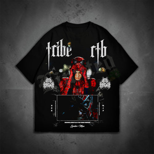 DCLN ATHLETICS – Spider Web Oversized Tee