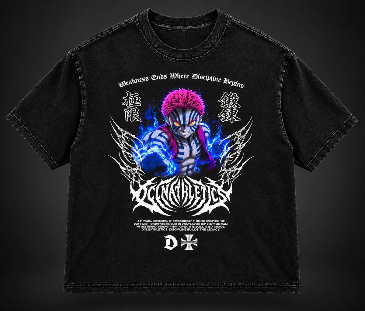 DCLN AKAZA COMPASS OVERSIZED TEE-BLACK
