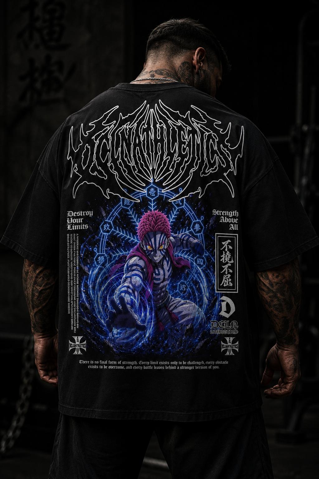 DCLN AKAZA COMPASS OVERSIZED TEE-BLACK